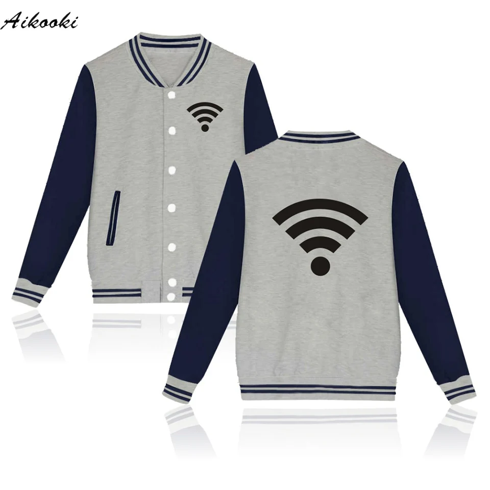 2017 Free WiFi Funny Print font b Jacket b font font b Women b font Cardigan
