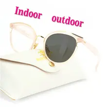 MINCL титановые ультра-легкие фотохромные очки для чтения для женщин и мужчин кошка оптическая рамки для чтения с пресбиопическими очками NX