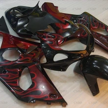 GSXR600 GSXR750 GSXR1000 2000-2003 K12 Пластик Обтекатели GSX R600 R750 R1000 01 00 01 00 черный, красный Frame мотоцикл обтекатель