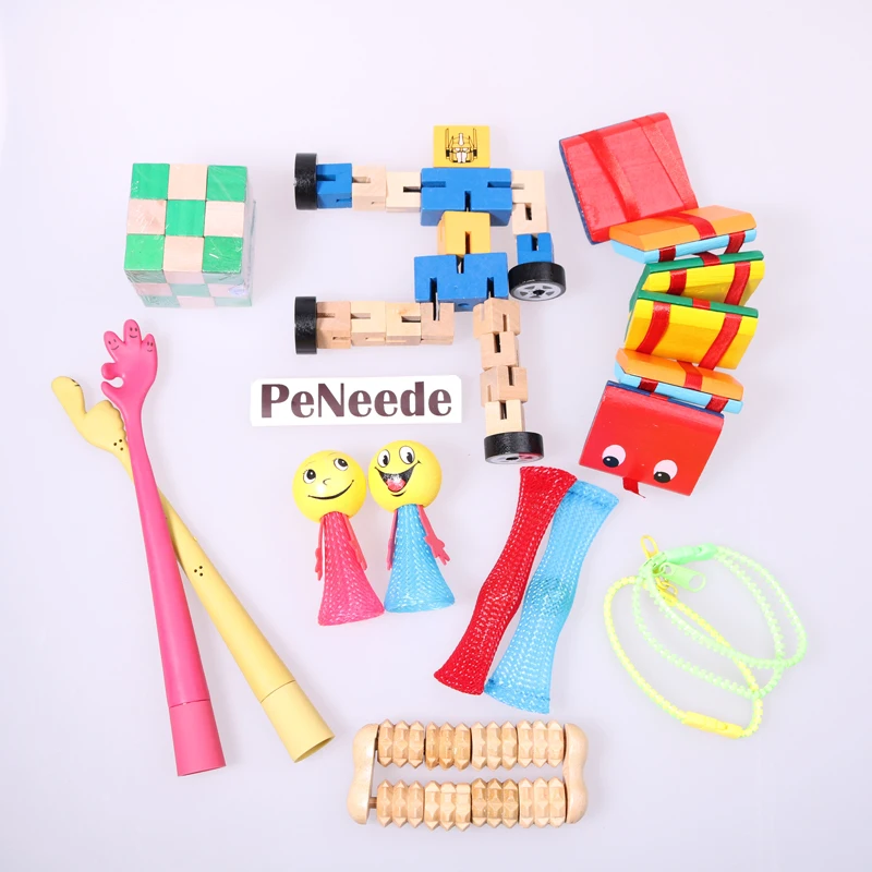 wooden stress toys