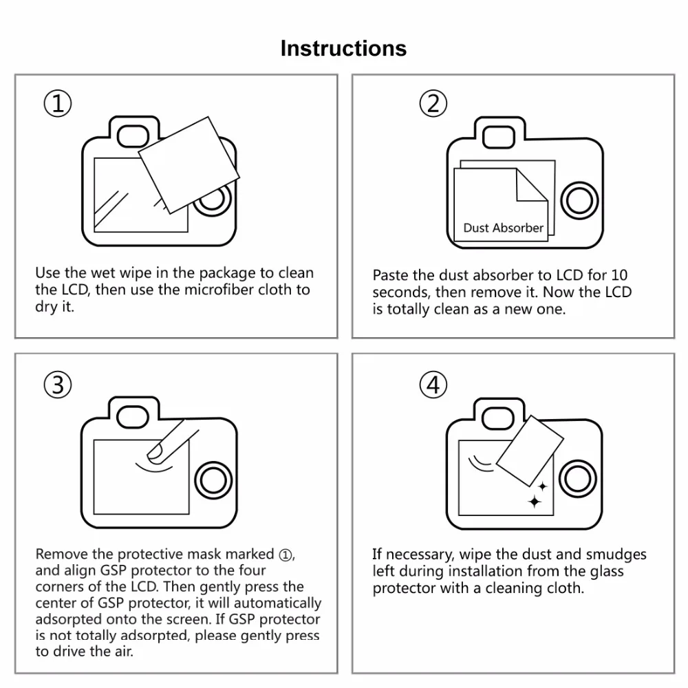 PULUZ протектор экрана камеры для Canon EOS R 2.5D 9 H Закаленное стекло пленка для Canon EOS R