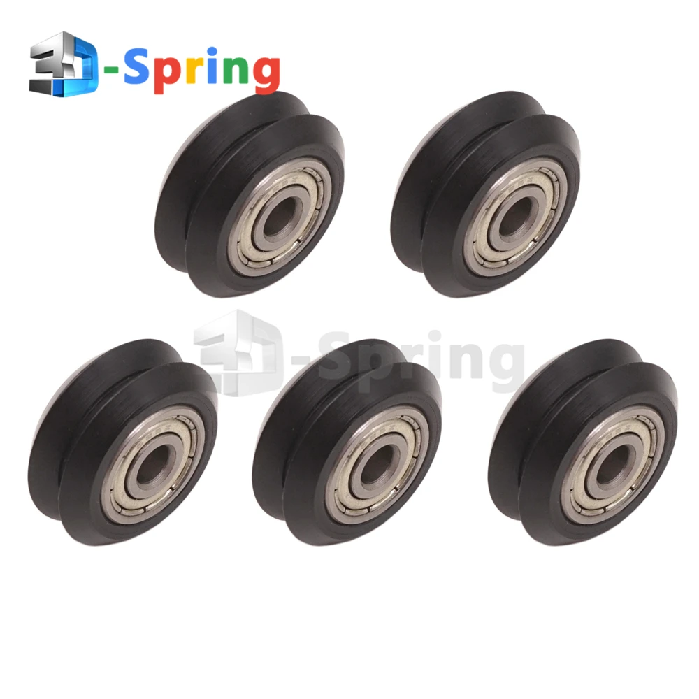 

Openbuilds Dual V Wheel Plastic Pulley Passive wheel POM for 3D Printer with Bearing Idler Pulley Gear Perlin Wheel