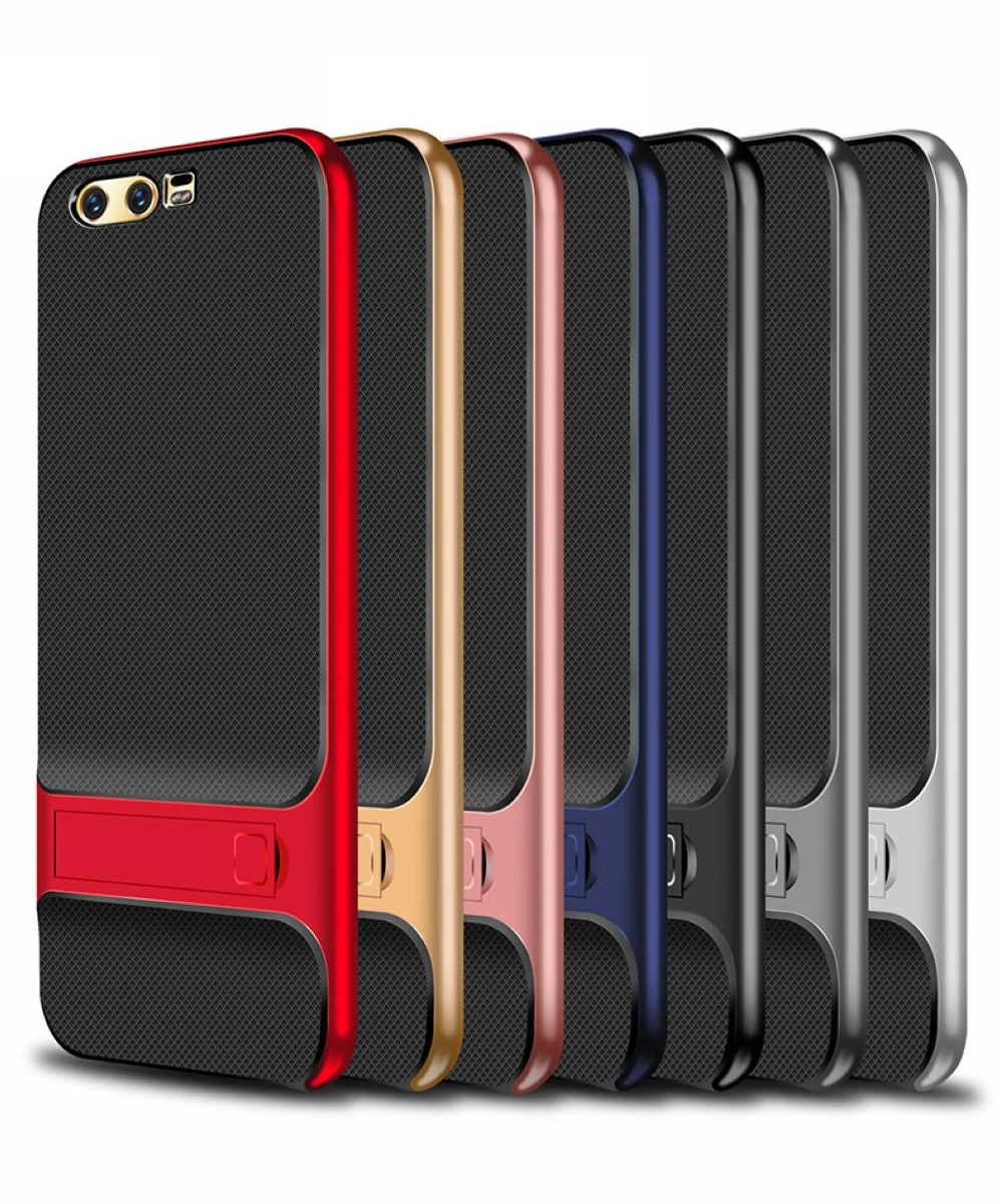 For Huawei Honor 9 Case 5.15 inch Luxury PC+TPU hybrid Stent Back Cover Cases For Huawei Honor 9 STF-L09 Stand Phone Case