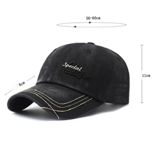 Охотничья Кепка, Ретро стиль, вышитая надписями Джинсовая Шляпа, головной убор, уличная спортивная одежда с регулируемой задней застежкой