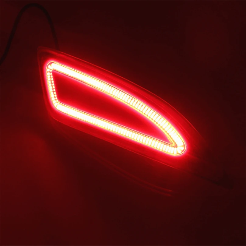 Автомобильный мигающий 2 шт. для Toyota Camry светодиодный автомобильный DRL задний бампер задний светильник лампа для поворотного сигнала тормозной светильник Предупреждение ющие лампы