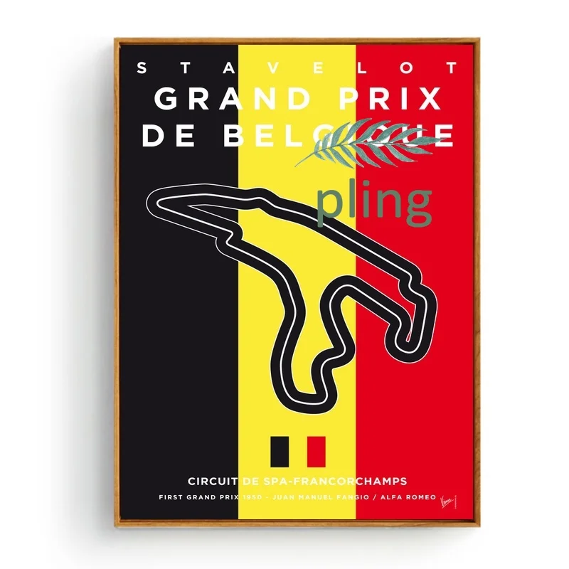 Минималистичный плакат Formula One художественный холст Постер настенная живопись
