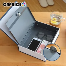 Cofre de dinheiro para crianças, banco de porquinho de metal para armazenar joias e acessórios de decoração de casa, livro oculto, savimg SB-S