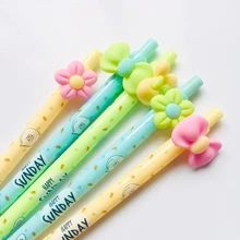 2X каваи цветок кролик пресс для лука автоматический механический карандаш школьные офисные поставки студенческие канцелярские принадлежности