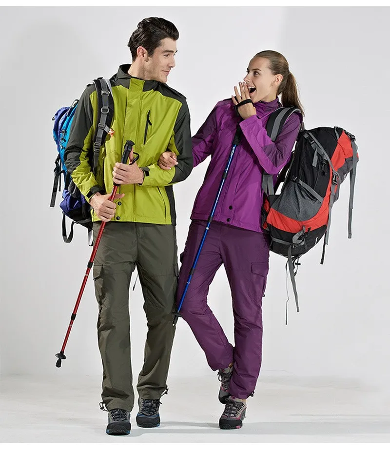 Уличная походная куртка, водонепроницаемая Мужская ветровка размера плюс, быстросохнущая Женская куртка для рыбалки, костюмы для альпиниста, кемпинга