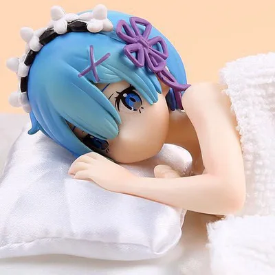 

Anime Re:Zero Starting Life in Another World Rem Sleep Sharing Ver. Action Figure PVC Collection Model Toy Gifts With Box 23cm