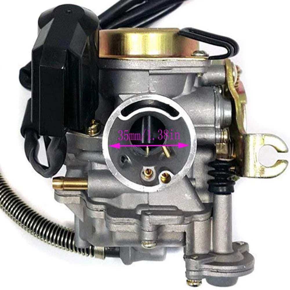 Карбюратор ПОДХОДИТ для 4 тактного скутера GY6 50CC 49CC Taotao Engine 18 мм воздушный фильтр