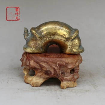 

Copper Inkstone Dropping Ink Box Water Dropping Water Supplier Ancient Copper Pot Treasure
