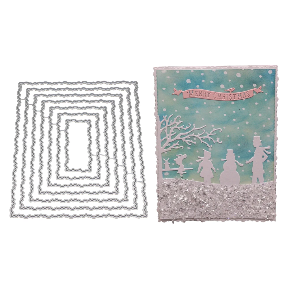 

LACE Frame Cutting Dies Metal Dies Scrapbooking Embossing Cut Stencils DIY Decorative Cards Home Decor Hollowing Photo Album