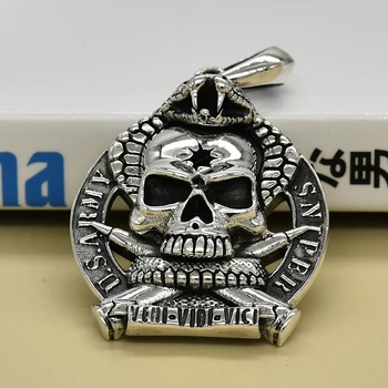 

Thailand imports, one shot, one 925 sterling silver sniper, Thai silver pendant free shipping