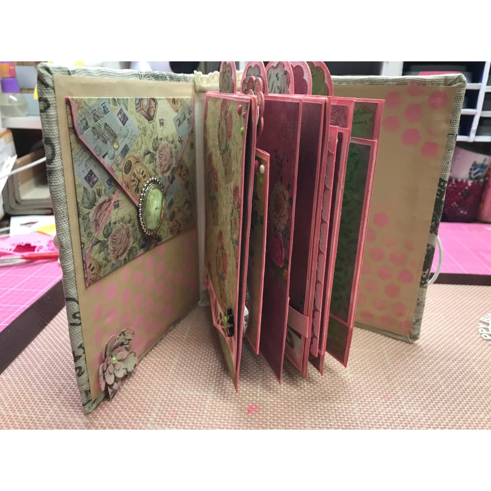  McDies 204*142mm Book Frame Metal Cutting Die Scrapbooking Embossing Stencil Card Die For DIY Invit - 32856783947