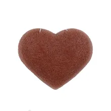 Натуральная основа в форме сердца, спонж из микрофибры, губка для умывания лица, спонж для очищения, косметическая пуховка, спонж для макияжа, красота