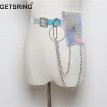 Getsring женская сумка женская поясная сумка ремень поясная сумка сумки для женщин черный прозрачный поясные сумки, модная Личность