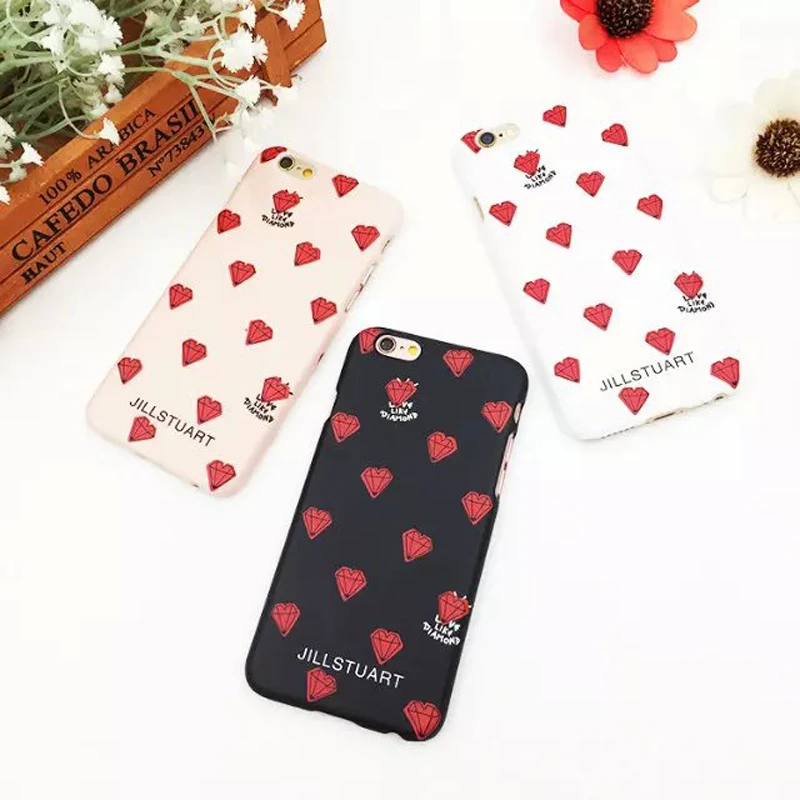 Luxury Love Diamond Jillstuart Case Cover For Iphone 6 6s 6plus 6splus Silicone Back Cover Case Acrylic Diamond Iphone Casediamond Cell Phone Case Aliexpress