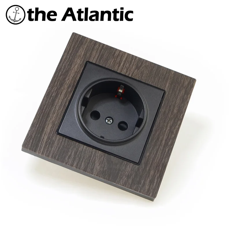 

Metal panel 16A EU Standard Wall Socket Power Outlet Enchufe Electrical Plug Soquete Electric Wall Charger