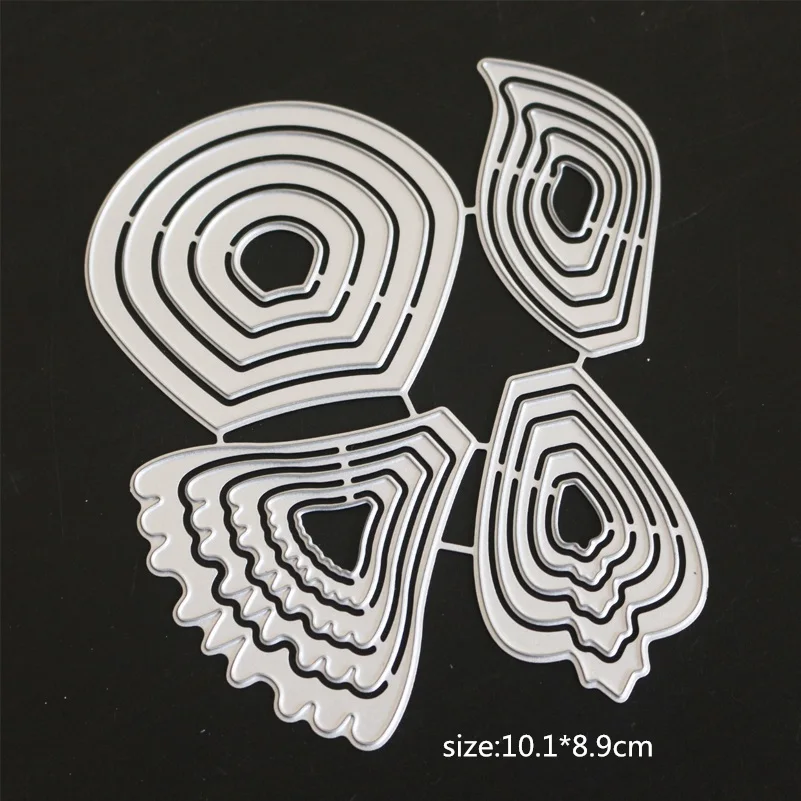 

Cascading Petals Die Cuts Metal Cutting Dies for Card Making DIY Scrapbooking Photo Album Decoretive Embossing Stencial 025