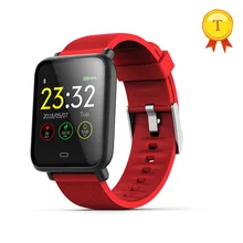 Красочные большой Экран Водонепроницаемый женский Smart band фитнес трекер сердечного ритма Давление монитор Фитнес браслет PK miband 2 3