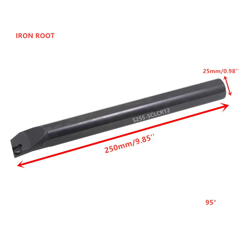 S20R/S25S/S32T-SCLCR12/SCLCL12 токарный станок с ЧПУ резец для внутренней обточки держатель расточной бар для вставки CCMT12