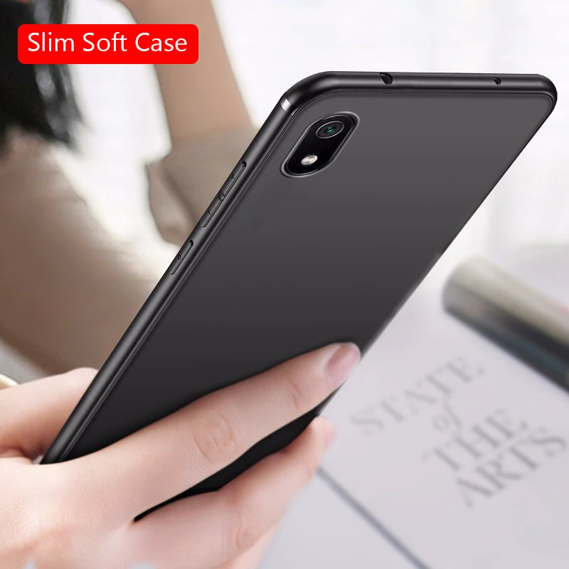 Lainergie чехол для Xiaomi Redmi 7A простой твердый тонкий матовый мягкий силиконовый