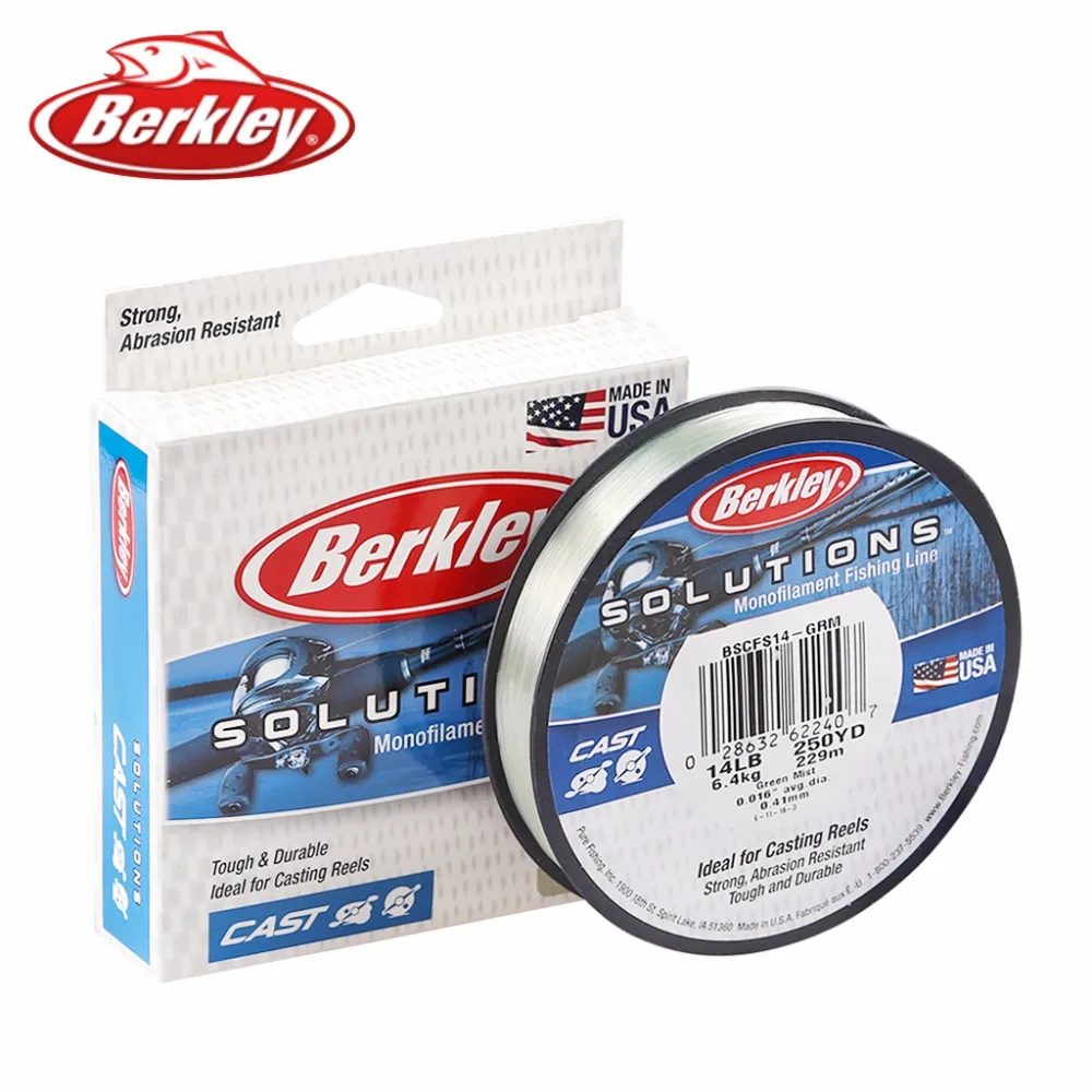 Original Berkley Brand Solutions Casting 250yd 228m Nylon Fishing Line