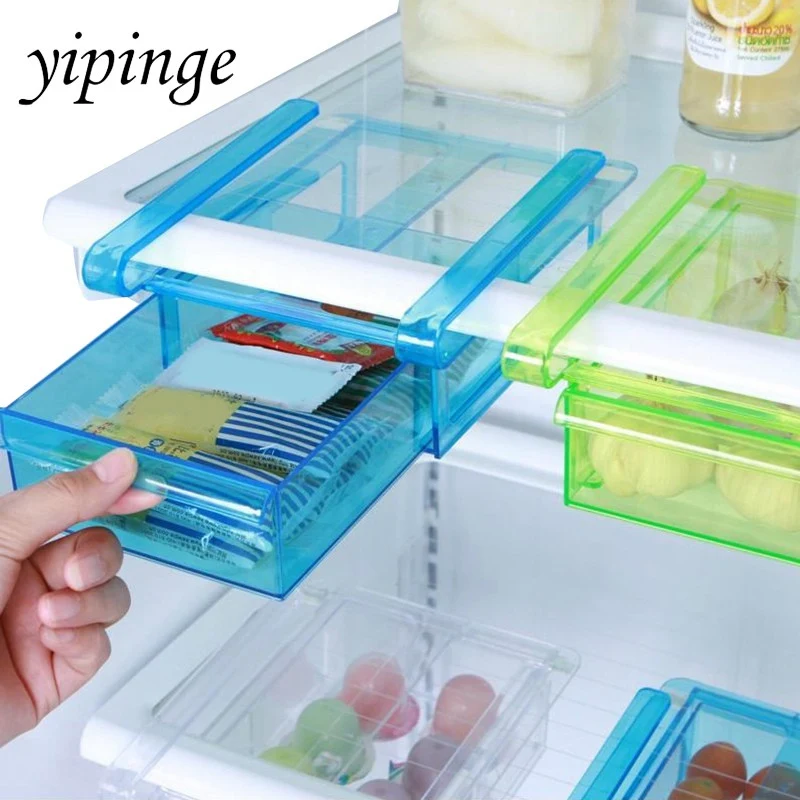 

Kitchen Refrigerator Storage Box Fresh Spacer Layer Storage Rack Food Container Kitchen Organizer Accessories Storage Box