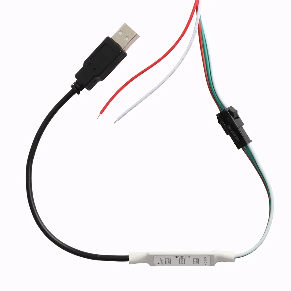 

DC5~24V WS2812B controller 5V USB connection 3 keys WS2812 controller for LED strip LED Pixels Max 72W IL