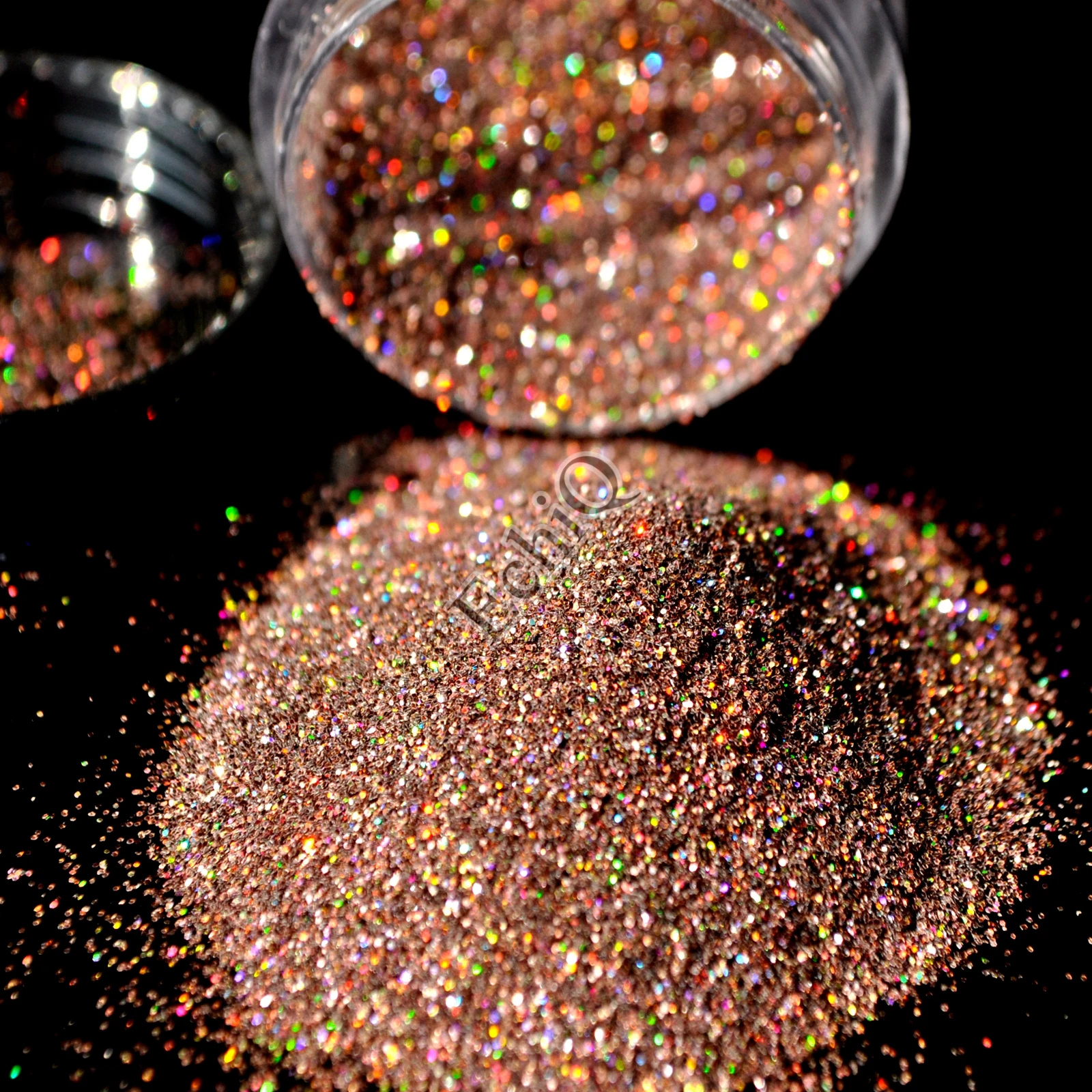 Holo Magic Shimmer красочный лак для ногтей темно коричневый лазерный кофейный порошок