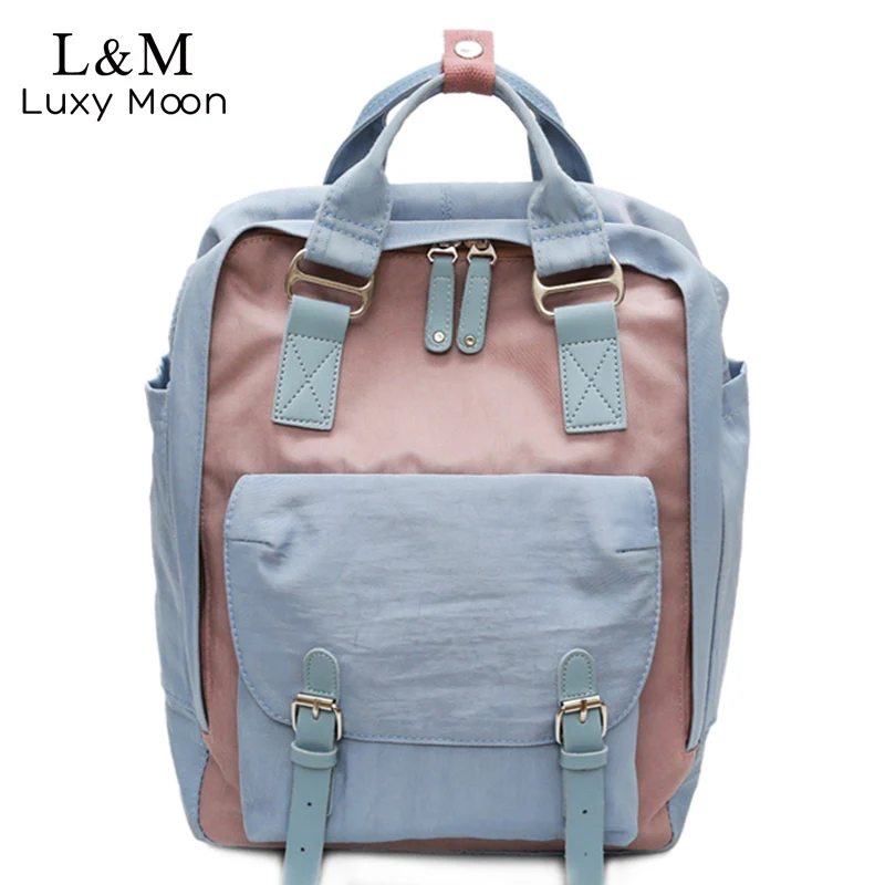 

2018 Waterproof Nylon Large-capacity Backpack For Women 2018 New Rucksack School Backpacks For Girls Travel Bag Back Pack XA114H