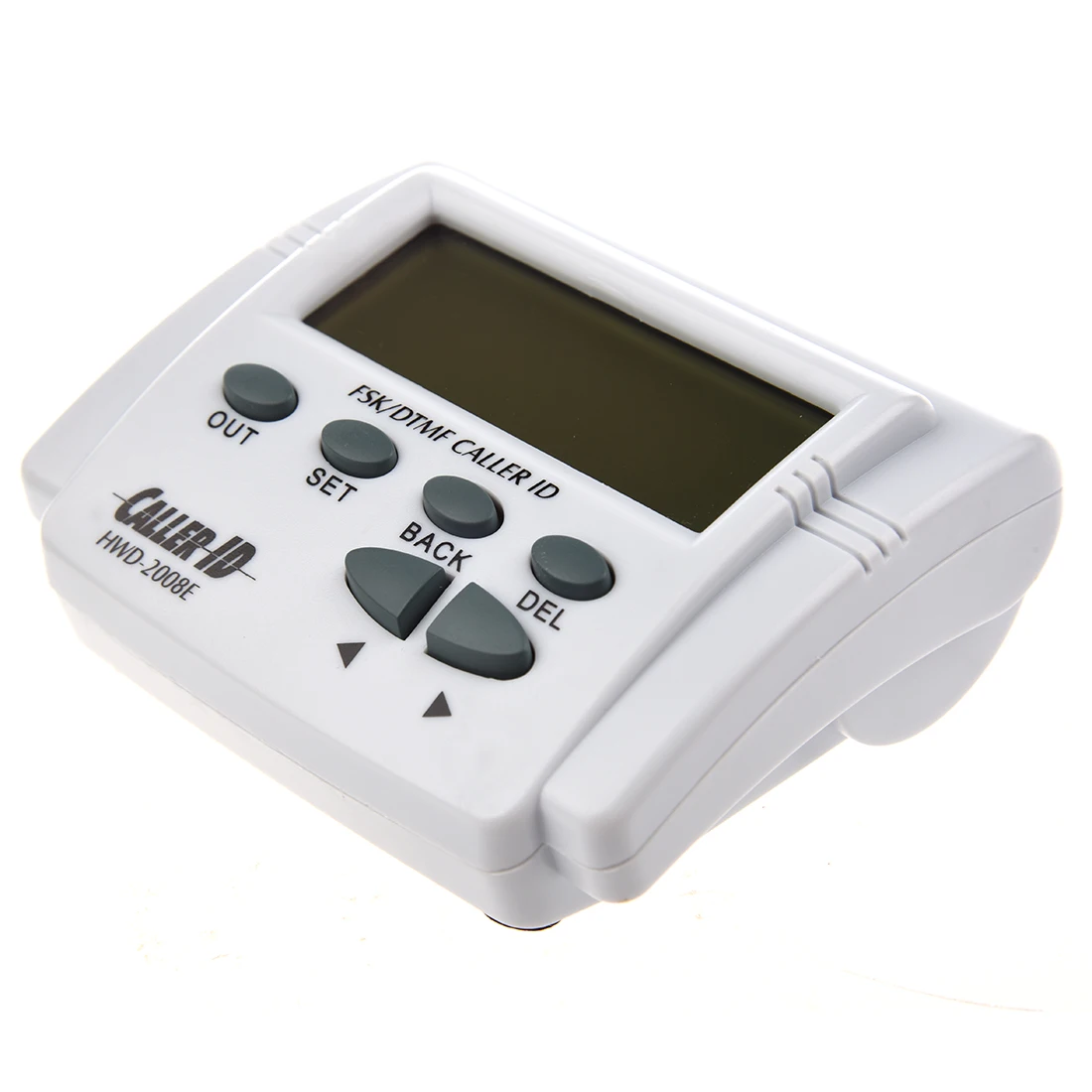 White handset display DTMF FSK Caller ID Box with Call Historyin