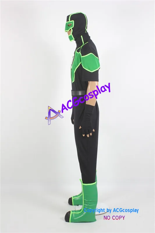  Green Lantern Simon Baz Cosplay Costume from DC comic include boots covers ACGcosplay