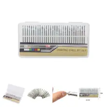 30 шт./компл. сверло для ногтей набор сверл с бриллиантовой крошкой роторный Бур резак чистые файлы электрические станки WH998