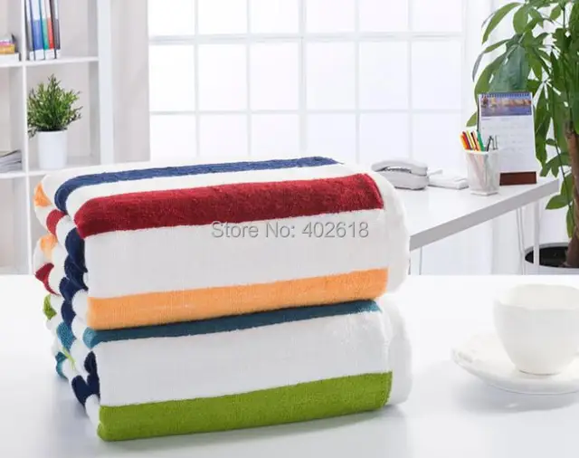 1pcs lot beach towel large striped towel bath sheets towels bath sheets size