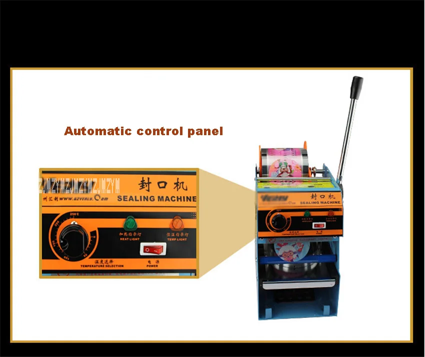Новое поступление, ручная машина для запечатывания перламутрового молочного чая, WY-806A машина для запечатывания чашек чая, пластиковая упаковочная машина 7, 7,5, 9,5 мм 270 Вт 220 В/50 Гц