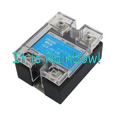 

Free Shipping JGX-50VA AC 24-480V 50A Resistance Type Adjustable Solid State Relay