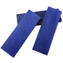 Синий C-Tek нож Ручка DIY Материал пластины смолы материал Змеиный зерна соты узор Рогатка ручка-1 шт