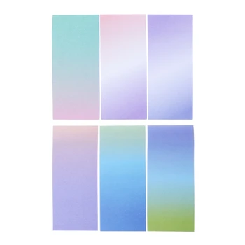 

Rainbow Memo Pad Paper Sticky Notes Notepad Stationery Note Stickers Bookmark Office School Stationery Sticky Notes