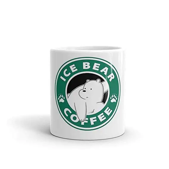 

Ice Bear Believes In You - We Bare Bears Cartoon MUG 11oz Unique coffee mug, Ceramic coffee mug, Gift for Men or Women, Funny M