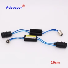 2 Pcs Auto BA9S Drehen T10 LED Lampe Decoder Verdrahtung Adapter LED Decoder Anti Flimmern Warnung Canceller Harte Buchse Schwarz parkplatz
