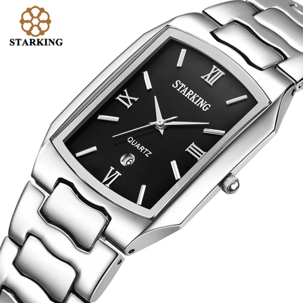 STARKING Men Japanese movement Quartz Watches Businessmen 2016 Arrival Fashion Casual Famous Brand Stainless Steel Watch BM0605 STARKING Men Japanese movement Quartz Watches Businessmen 2016 Arrival Fashion Casual Famous Brand Stainless Steel Watch BM0605