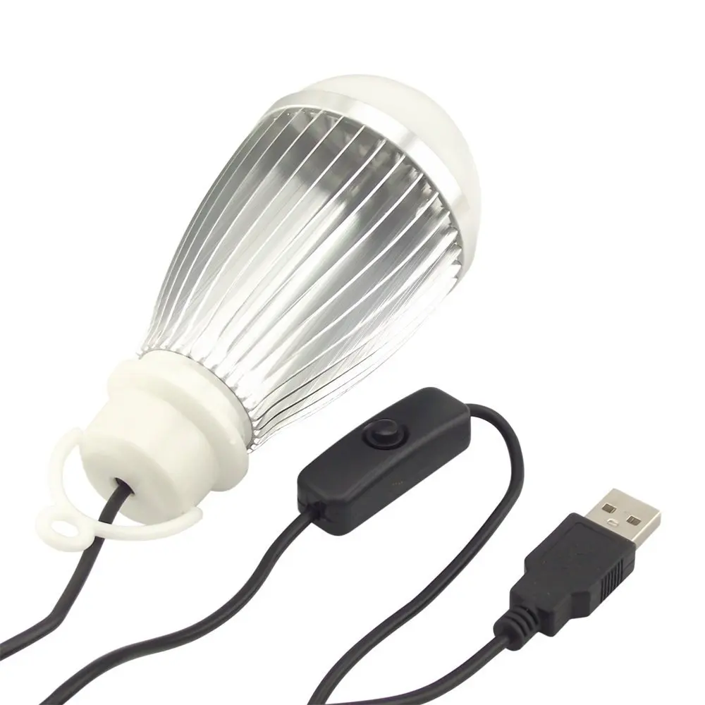 USB 5V LED Lamp 5W 7W Portable Emergency Light DC 5V USB LED Bulb with