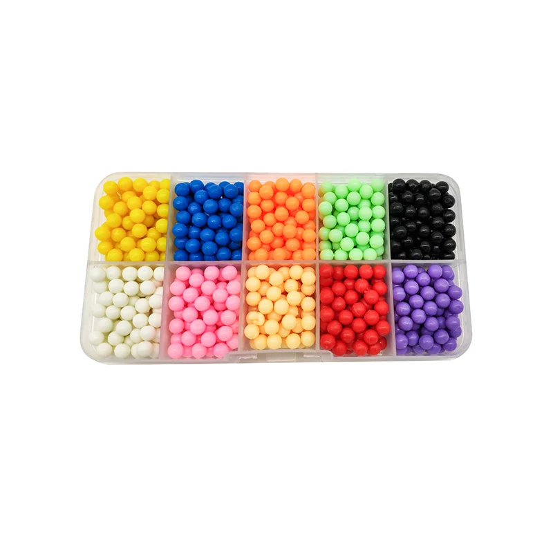 aquabeads 5200 шт. 24 цвета бусины головоломки кристалл Цвет DIY Aqua распыления воды набор мяч игры 3D ручной работы magic игрушечные лошадки для детей аквабитсц для детей бусины распыления воды