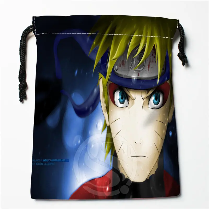 Sq024 Japanese Anime Naruto Custom Drawstring Bag Organizer Storage
