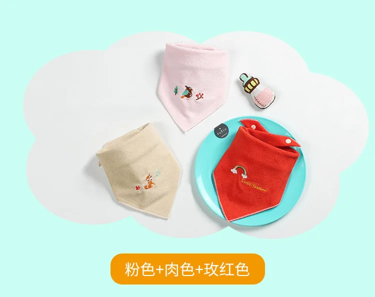 3 шт./компл. детские нагрудники бандана хлопок высокое качество Babadores Para Bebe слюнявчик для младенца Полотенца для обувь мальчиков и девочек