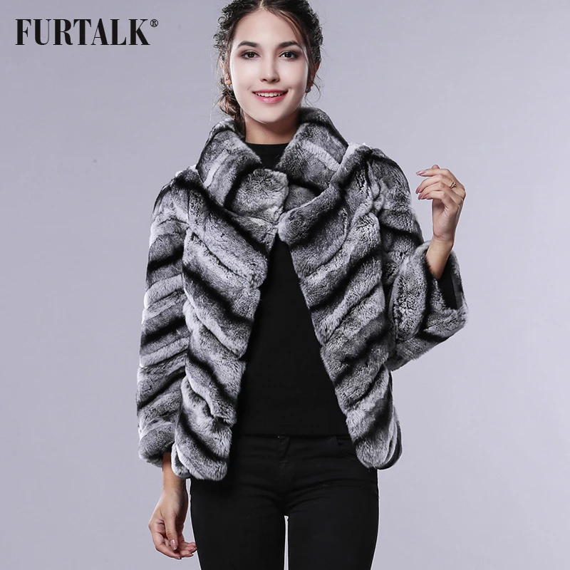 

Womens 100% Rex Rabbit Fur Fur Coat winter Jacket fur Outwear Vintage Garment Natural Whole Skin Rabbit Fur Coat Winter Outwear