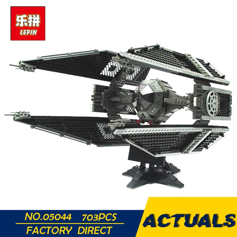 

LEPIN 05044 703pcs Star Stunning Model Wars Limited Edition The TIE Interceptor Building Blocks Bricks Toys 7181 Boys Gifts