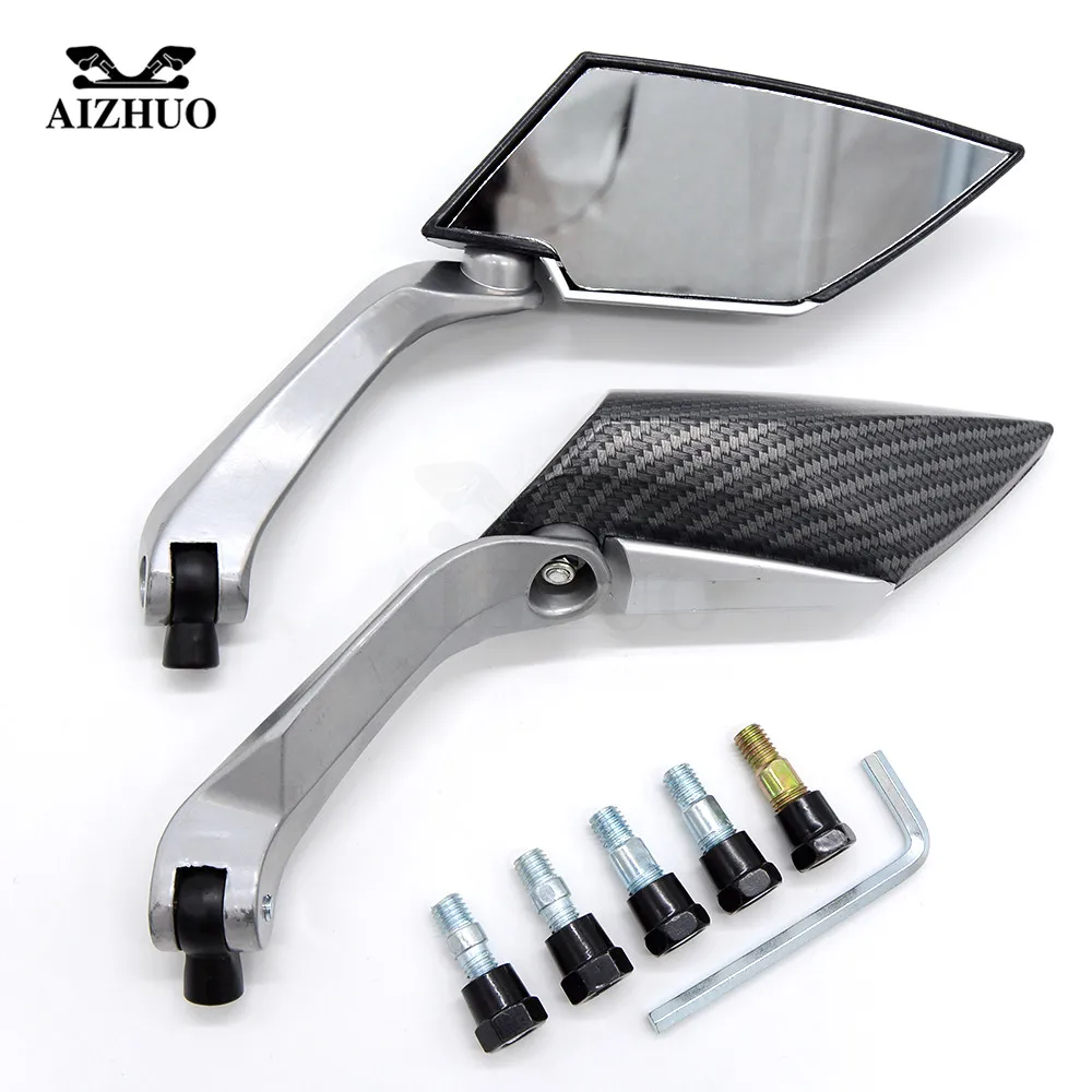 Universal Motorcycle Rear View Mirrors Handlebar Rearview Side mirror for Yamaha Honda Kawasaki Suzuki BMW Ducati Aprilia